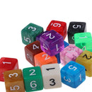 25x Plastic Dice D6 Drinking Dice for DND TRPG MTG Table Games Toys Party