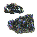 Colorful Rainbow Quartz Crystal Titanium Cluster Mineral Specimen Reiki Healing