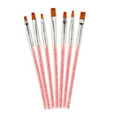 Pro Lots 7Pcs Nail Art UV Gel DIY Pen Kit Liner Painting Drawing Brushes Set