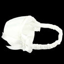 White Bow Wedding Ceremony Party Love Case Satin Flower Girl Basket