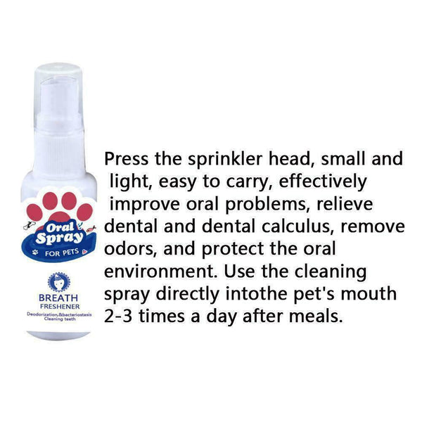 Pet Dog Puppy Breath Freshener Mouth Oral SprayFresh Care New Breathing Den C4W6