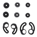 3Pair Silicone Replaced Eartips S,M,L Ear Hooks For Beats X Urbeats [black]