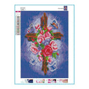 5D DIY Full Drill Diamond Painting Rose Cross Stitch Embroidery (30x40cm)