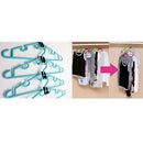60pcs Hanger Connector Cascading Curve Hook Give You The Extra Closet Space Z1E4