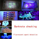Portable UV Light Flashlight 9 LED Torch Lamp Banknote Fluorescent Checking