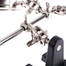 5X Third Hand Soldering Iron Stand Helping Clamp Vise Clip Magnifying Glass OZ