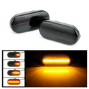 1Pair New Dynamic Smoke LED Marker Signal Light Indicators For Bora Golf 33C