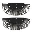 Left & Right Rear Floor Board Tassel Cover Motorcycle Driver Floorboard Fringe