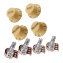 Guitar Potentiometer A500K B500K Volume Tone Control Knob Accessories DIY
