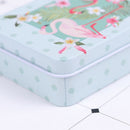 Flower Tin Trinket Coin Box Jewelry Storage Case Gifts Packing 90x65x25mmB Gw