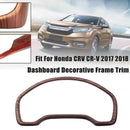 Peach Wood Grain Car Dashboard Decoration Frame Trim Cover Fit for Crv Cr-V H3G6