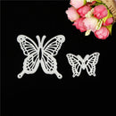 2pcs Butterflies Metal Cutting Dies for DIY Scrapbook Album Paper Cards Making #