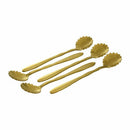 5pcs Stylist Stainless Lovers Cherry blossoms Measuring Spoons Tea Coffee S