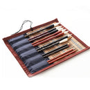 Bamboo Art Supplies Rolling Bag Ventilate Pack Moisture Proof Pen Case Curtain