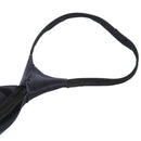 Men Dark Blue Polyster Zip Up Zipper Tie Necktie