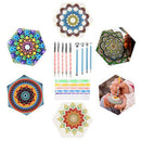 36pcs Craft Dotting Tool Pottery Embossing DIY Painting Stencil Clay Mandala Kw