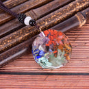 Orgonite Pendant Sri Yantra Necklace Sacred Geometry Chakra-Energy NecklaceSEAU