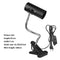 E27 Heating Reptile Lamp Holder Clip-on Bulb with Cover Pet Light (Black)