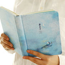 Creative trend Color Pages A5 Notebook Little Blue House Diary Book Hardcov X9Y2