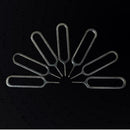 10pcs Sim Card Tray Remover Eject Ejector Pin Key Tool BIN Phones Accessori E6N8