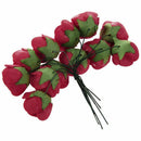 144pcs 2CM PE Rose Foam Mini Flower Bouquet Solid Color/wedding decoration