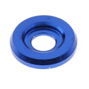 6 Sets M6 Billet Aluminum Fender/Bumper Screw Washer/Bolt Engine Bay Blue