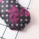 creative women foldable handy shopping bag reusable tote pouch recycle handbagJR