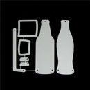 7pcs Cola Bottle Metal Cutting Dies For DIY Scrapbooking Album Paper Cards FT