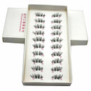 Handmade Cross False Eyelashes Half Mini Corner Winged-Eye Pairs Lashes 10 R5Z8