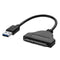 USB 3.0 to SATA 3 Adapter Cable 6Gbps Support 2.5 Inch SSD Hard Disk Drive