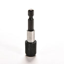 60mm 1/4" Hex Shank Quick Release Drill Screw Magnetic Screwdriver Bit Holder LJ