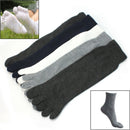 5 Pairs Men Unisex Five Fingers Toe Socks Absorbent Cotton Blend comfortable US