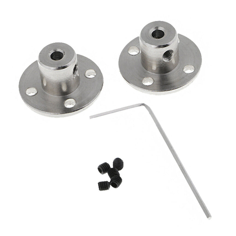 M3 Motor Connector Rigid Flange Coupling Coupler w/ Wrench for RC Boat Truck