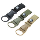 3pcs Nylon Webbing Buckle Water Bottle Holder Clip Climb Carabiner Belt