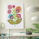 5D DIY Special Shaped Diamond Painting Flower Cross Stitch Mosaic Kit Decor