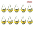 10x 1/4 inch 6.35mm Mono Female Jack with Socket Panel for  MICMicrophone