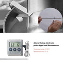 Stainless Digital Barbecue BBQ Meat Thermometer Remote Grill Cooking Food P A