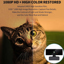 1080P Full HD USB Webcam for PC Desktop+Laptop Web Camera with Microphone Top