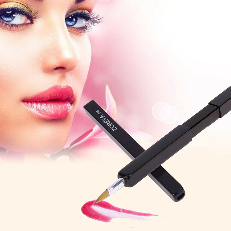 Retractable Lip Brushes Professional Makeup Brushes Portable Make Up Brush