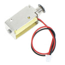 12V DC suction micro electromagnet spring push pull type rod solenoid magnet M&