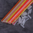 25x Mixed Color Thick Glow Stick Bracelet with Connector Party Favors Rave well