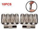 5x Female Coax To F Connectors Socket RF IEC Aerial Plug Female Adaptor Twist On