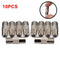 5x Female Coax To F Connectors Socket RF IEC Aerial Plug Female Adaptor Twist On