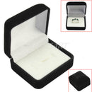 1pc Black Velvet Small Box Case For Ring Earrings Jewelry Display Gift Present