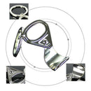 Key Chain Keychain Ring Beer Bottle Can Opener Metal Black Can Tab Ring-Pull