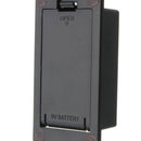 Black Plastic  9V Battery Cover Battery Box Case Compartment For Guita EGS