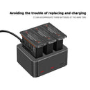 Three Ports USB Battery Smart Charger Dock for DJI OSMO Action Sport Camera