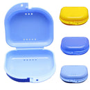 Dental Orthodontic Retainer Denture Storage Case Box Mouthguard Container TrayTO