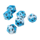 Set of 20 Colorful D20 Dice for D&D RPG Game 20 Sided 14mm