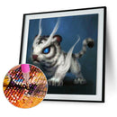 5D DIY Diamond Painting Cartoon Tiger Cross Stitch Embroidery Rhinestones
